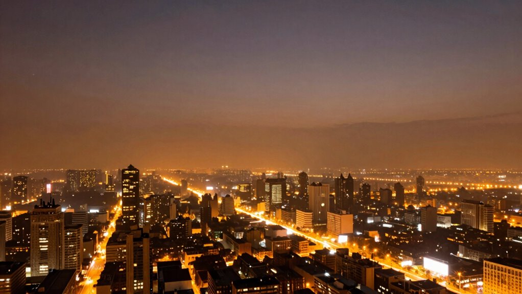 bright skies hinder celestial observation