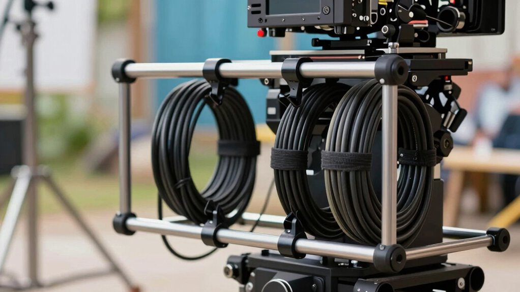 cable management for filming