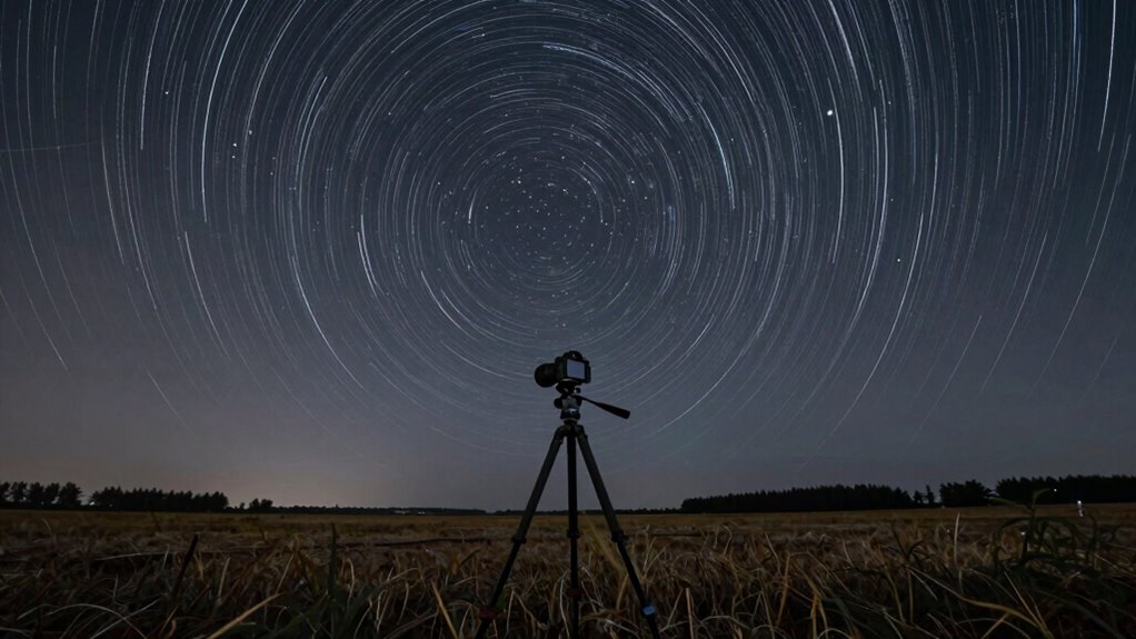 field rotation blurs stars