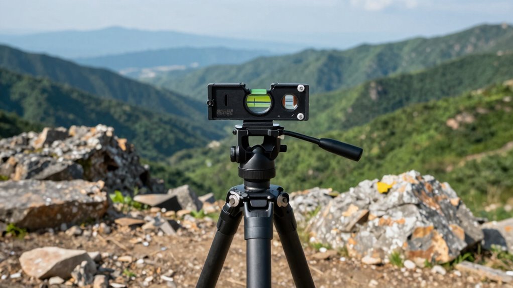 keep tripod perfectly leveled