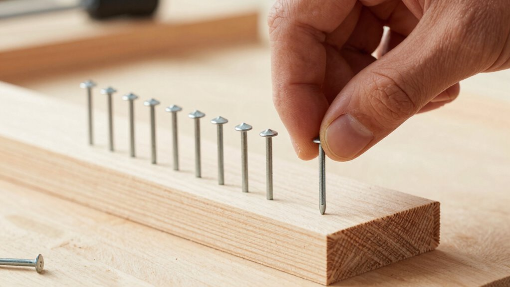 nail spacing and stability