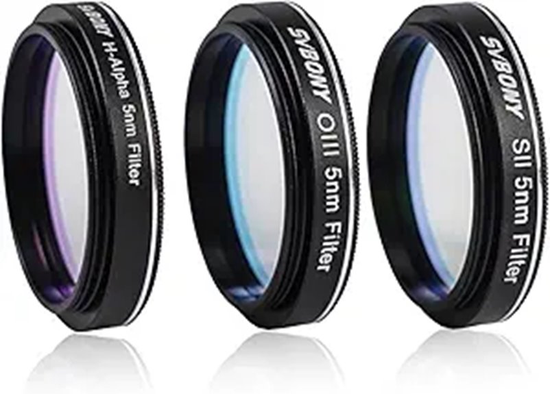 narrow band telescope filter set