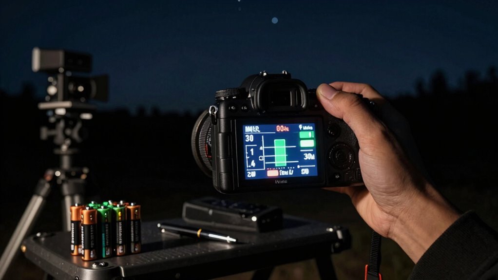 optimize battery for night shoot
