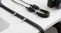 secure organized power cables