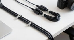 secure organized power cables