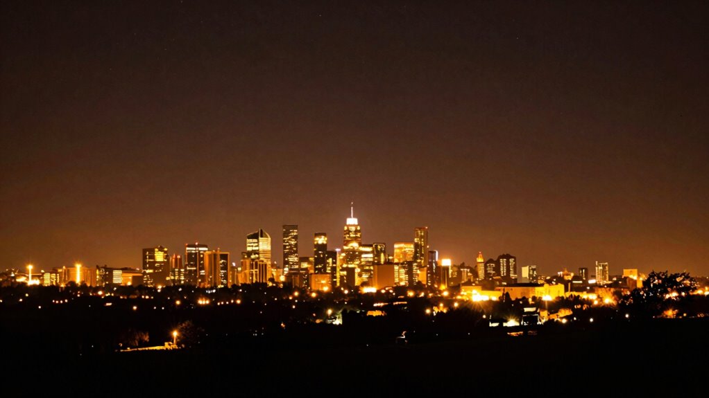 sky brightness and light pollution