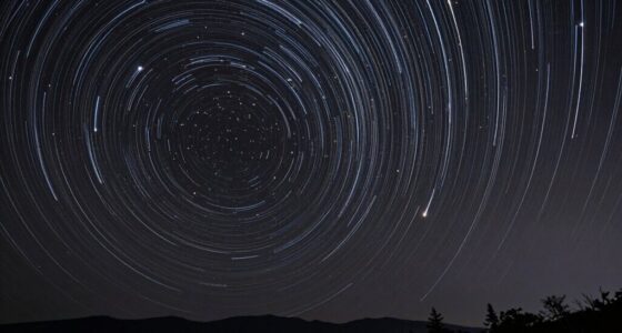 star trails resemble comets