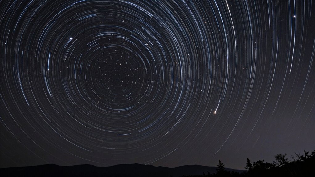 star trails resemble comets