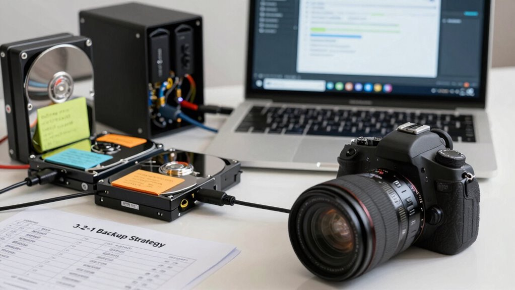 three backup layers secured