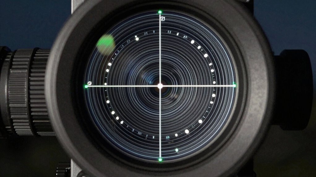 use reticle for precision