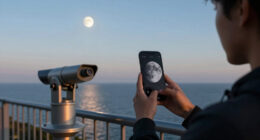 Tonight's Sky Story: Western Moon, Eastern Sea (NASA APOD, 2026-07-10)