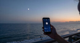 Tonight's Sky Story: Western Moon, Eastern Sea (NASA APOD, 2026-07-10)