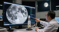 Upper stage impacting the moon on 2026 August 5
