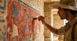 4,400-Year-Old Tomb Of Egyptian Judge Found At Saqqara With Colors On Walls