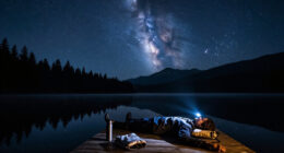 Tonight's Sky Story: Mirrored Meteor and Milky Way (NASA APOD, 2026-09-26)
