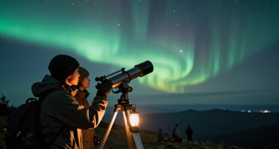 APOD: 2026 October 14 – Mars And The Beehive Under An Aurora